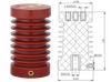 Stanchion Insulation Type of Voltage Sensor