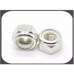 Stainless steel hex nylon lock nut