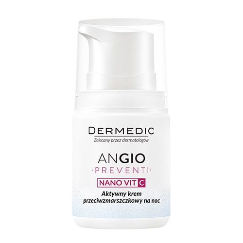 Kem chống lão hóa ban đêm cho da giãn mao mạch - ANGIO PREVENTI NANO VIT C Active Anti-Wrinkle Night Cream