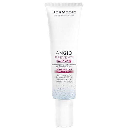 Kem làm dịu da - ANGIO PREVENTI NANO VIT E redness correcting day cream SPF 20 + IR