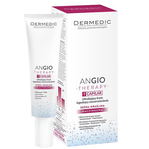Kem dưỡng làm mềm ngăn đỏ da ANGIO THERAPY T-CAPILAR Ultra Soothing Anti-Redness Cream 40g
