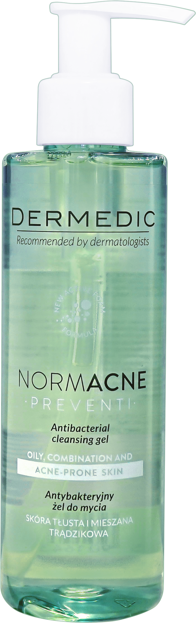 Gel làm sạch dành cho da dầu da mụn - NORMACNE Antibacterial Cleansing Gel