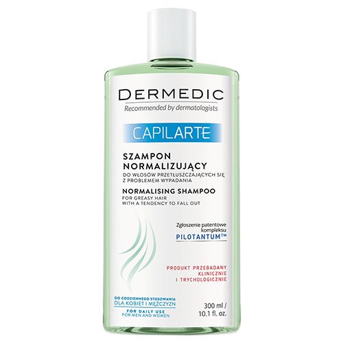 Dầu gội cho tóc dễ gãy rụng và da dầu - CAPILARTE Normalising Shampoo For Greasy Hair With A Tendency To Fall Out