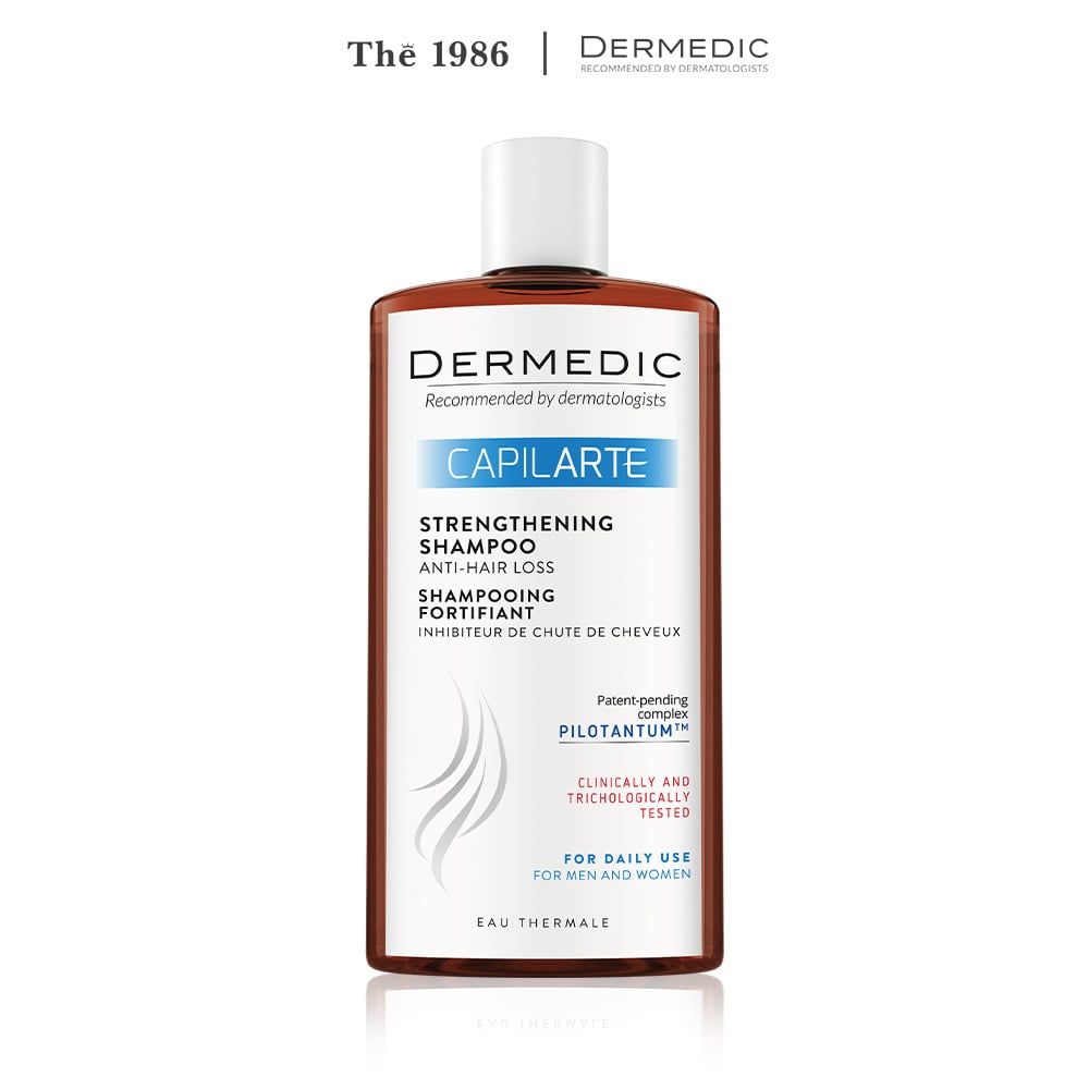  Dầu gội ngăn ngừa rụng tóc Dermedic Capilarte Fortifying Shampoo Prevents Hair Loss 300ml 