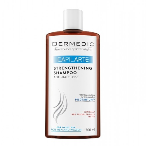 Dầu gội giảm rụng tóc và làm dày tóc - CAPILARTE Strengthening, anti-hair loss shampoo