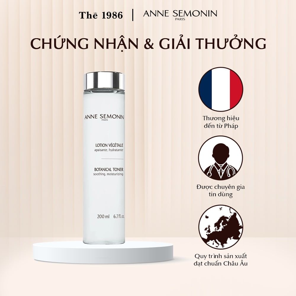  Toner thực vật Anne Semonin Botanical Toner 200ml 