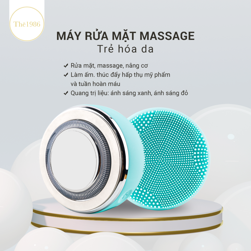 Máy rửa mặt massage, nâng cơ, trẻ hóa da Honest