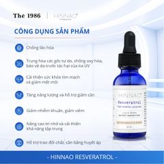Công dụng chính của HINNAO Resveratrol