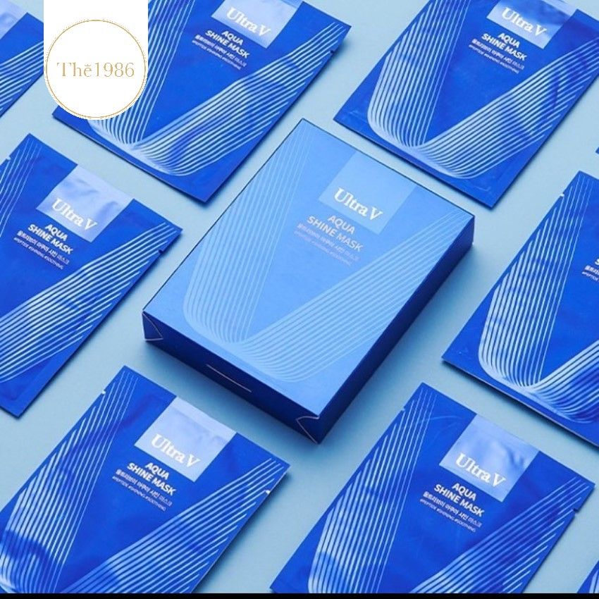 Mặt nạ dưỡng trắng, cấp ẩm tức thì - Ultra V Aqua Shine Mask