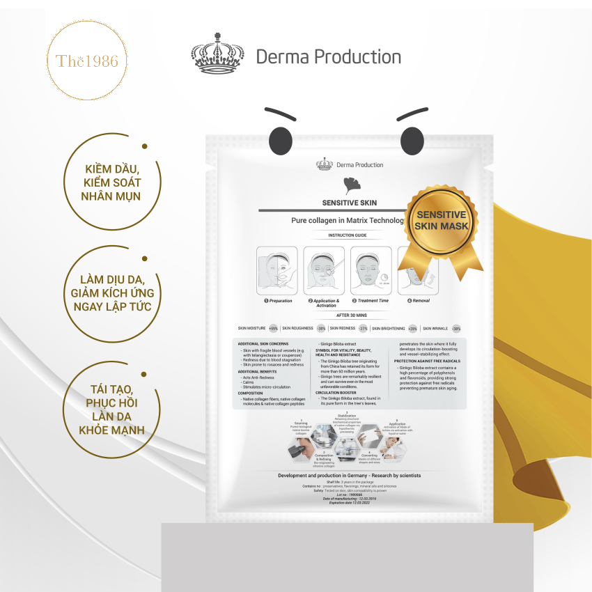 Mặt nạ Bio-Collagen Sensitive skin Mask dành cho da nhạy cảm