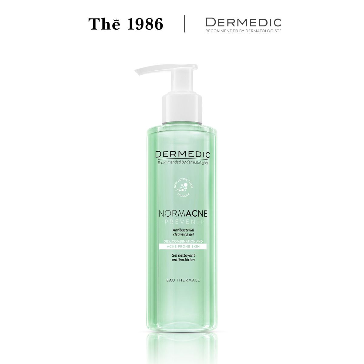  Gel làm sạch dành cho da dầu da mụn NORMACNE Antibacterial Cleansing Gel 