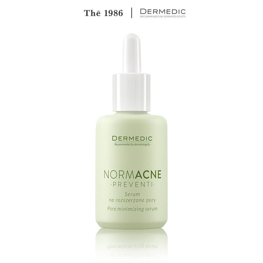  Serum Dermedic Normacne kiềm dầu se khít lỗ chân lông cho da dầu Normacne Preventi Widened Pores Serum 30 ml 