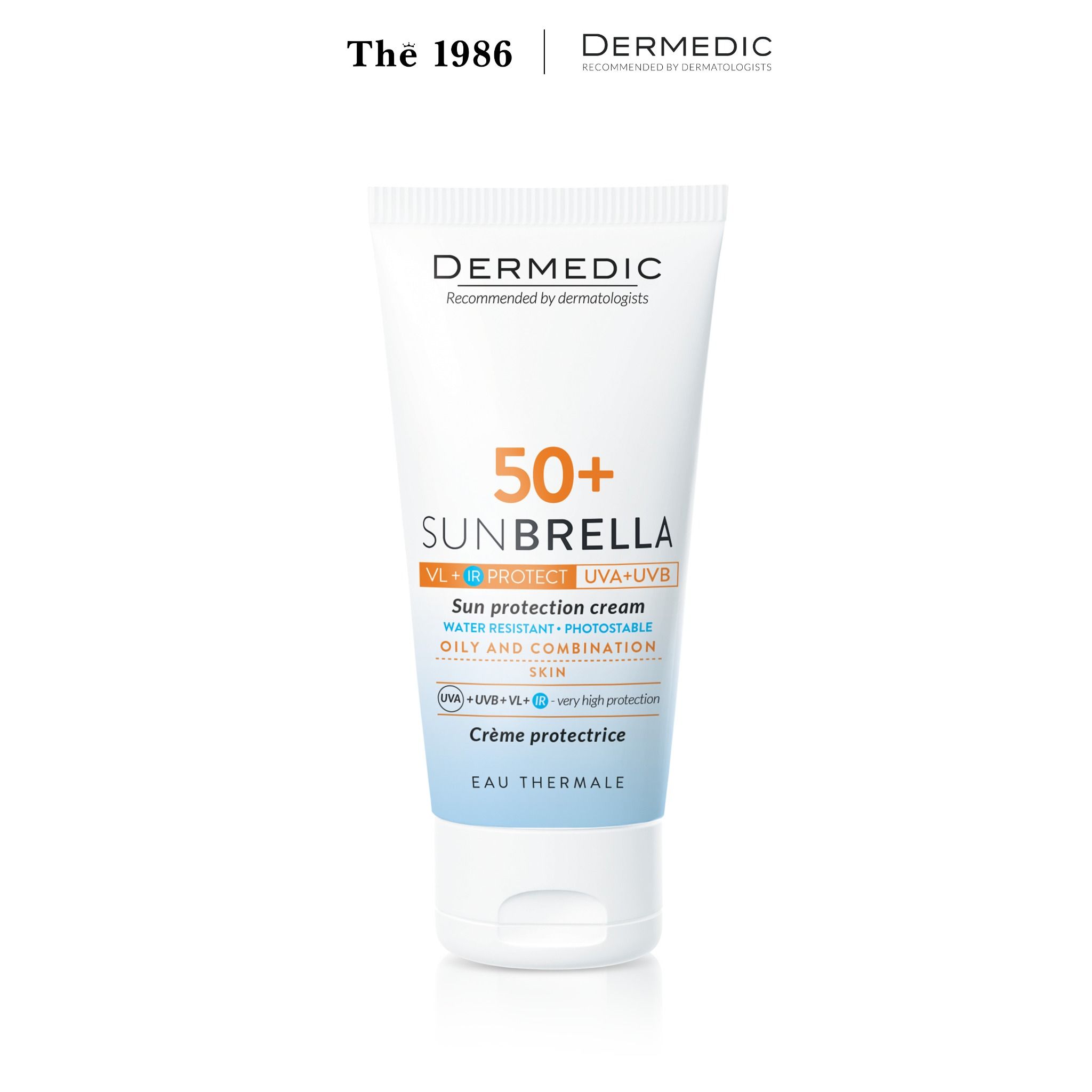  Kem chống nắng dành cho da dầu SUNBRELLA Sun Protection Cream Oily and Combination Skin SPF 50+ (50g) 