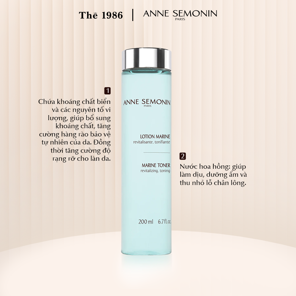  Toner nước biển Anne Semonin Marine Toner 200ml 