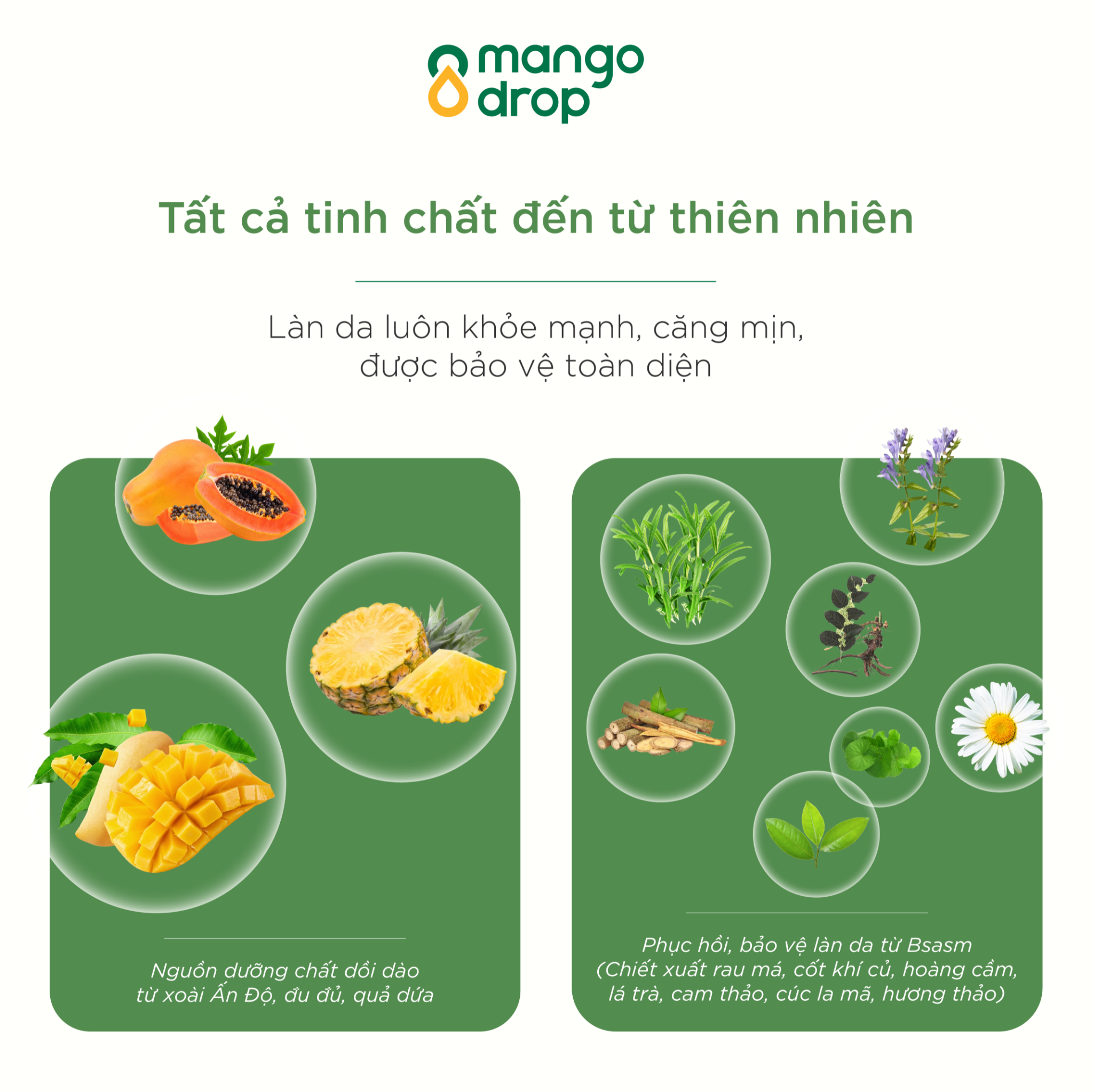 Kem tắm dưỡng trắng cơ thể MangoDrop Body Whitening Shower Cream 200ml