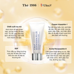 Thành phần trong dòng kem Ultra V Renewderm