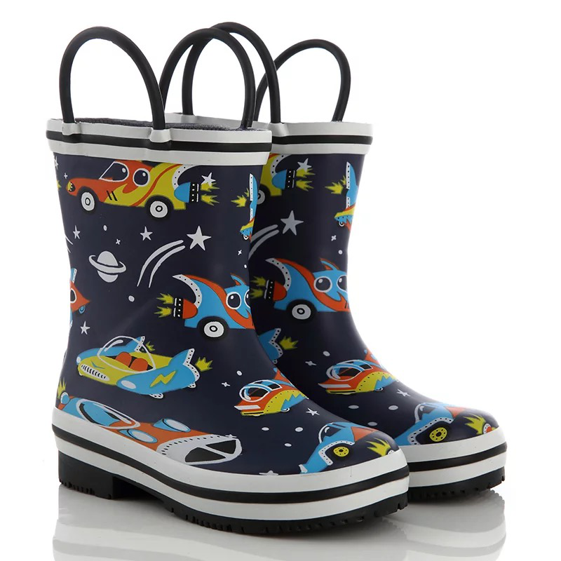 Ủng cao su hình vũ trụ - Rubber rainboots for Kid - SB025