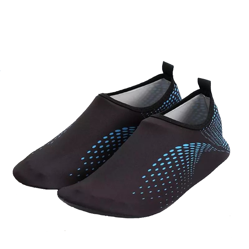 Giày đi biển nam, nữ họa tiết xanh - Adult aqua shoes - SA012-25