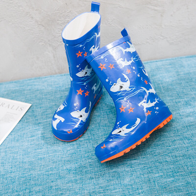 Ủng cao su hình cá mập - Rubber boots for children - SB008