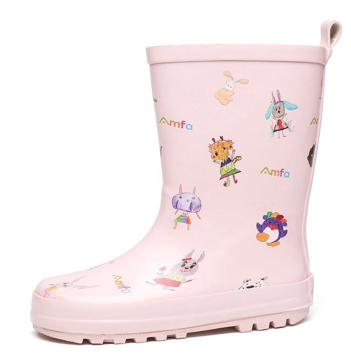 Ủng cao su hình các bạn thú nhỏ - Rubber boots for kid - SB005