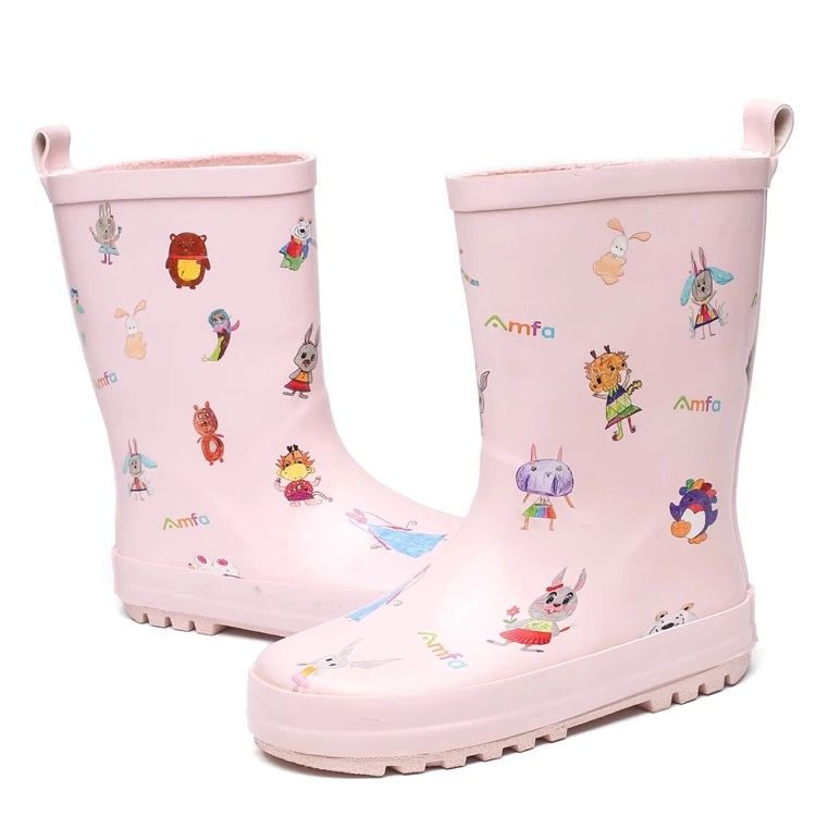 Ủng cao su hình các bạn thú nhỏ - Rubber boots for kid - SB005