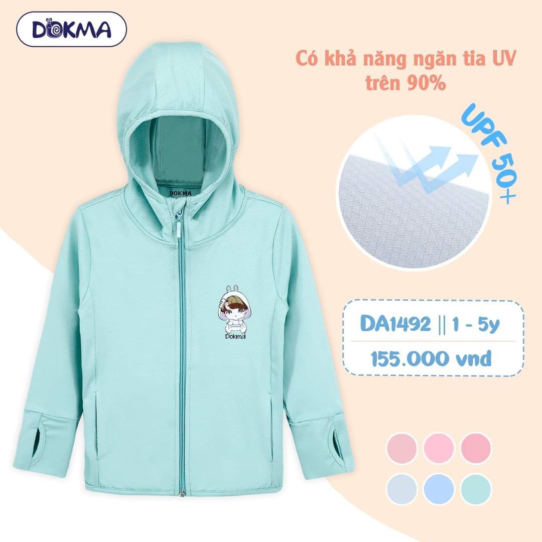 Áo khoác chống nắng mềm mát cho bé từ 1 đến 5 tuổi K11 _ Beekids