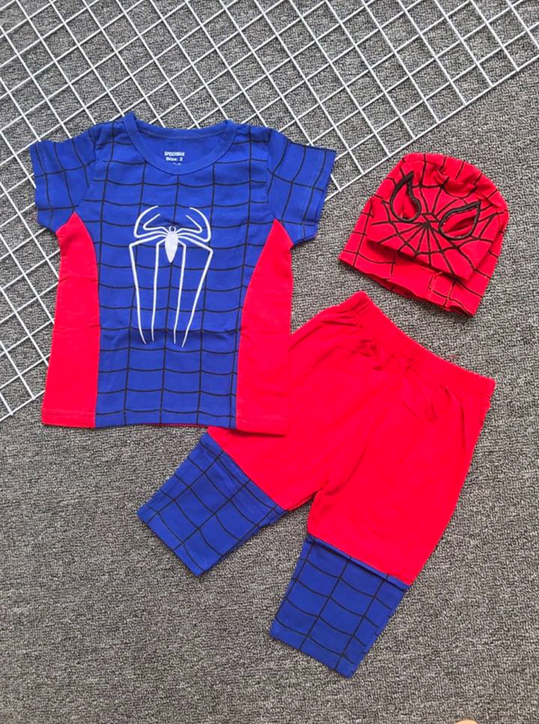 Bộ thun Spiderman bé trai