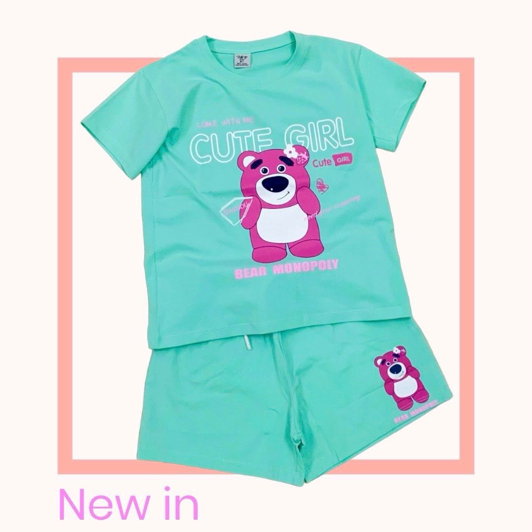 Đồ bộ đùi cotton cho bé gái từ 30-60kg