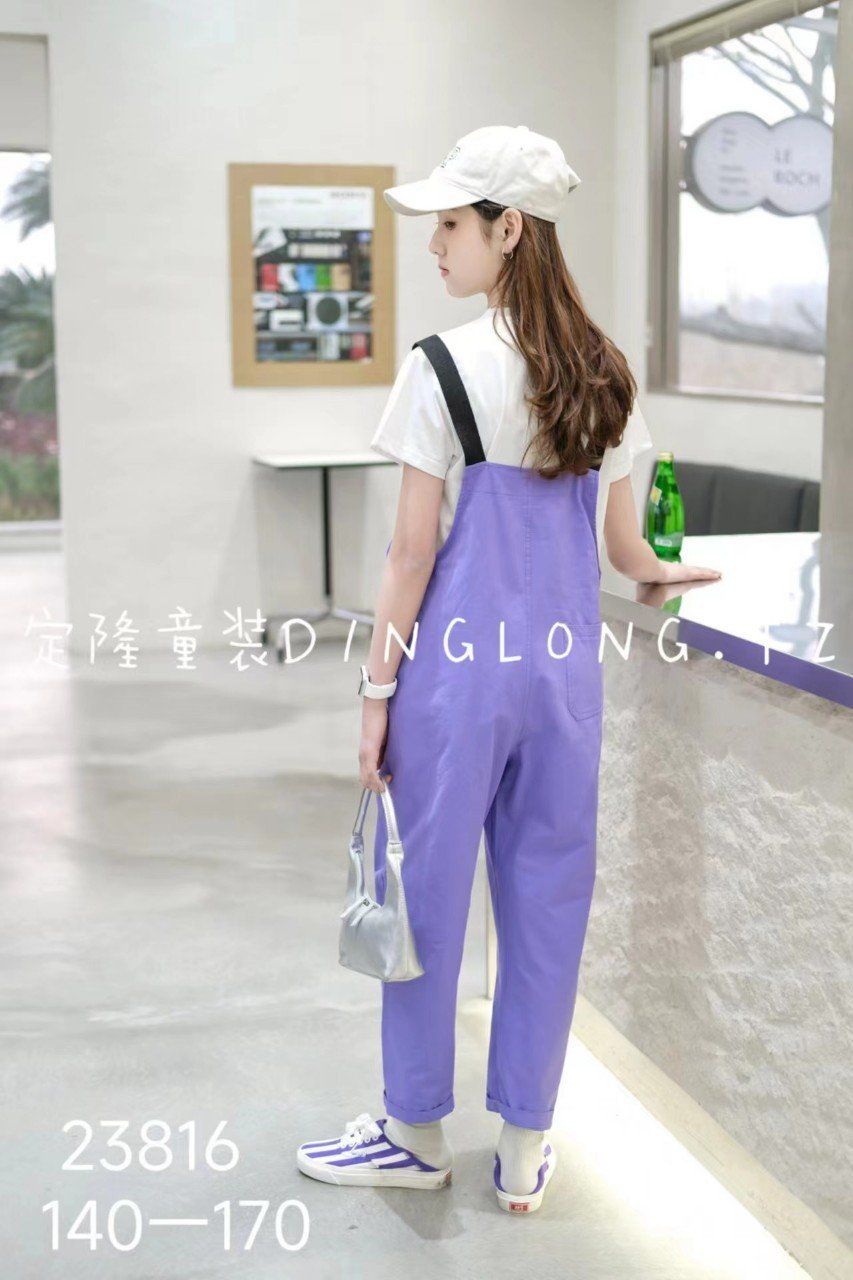 Quần yếm dài cho bé phong cách Hàn Quốc có bigsize 65kg