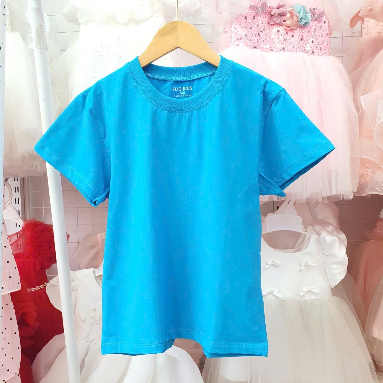 A29 _ Áo thun trơn cho bé trai và bé gái phom chất cotton 4 chiều mềm mát _ Beekids