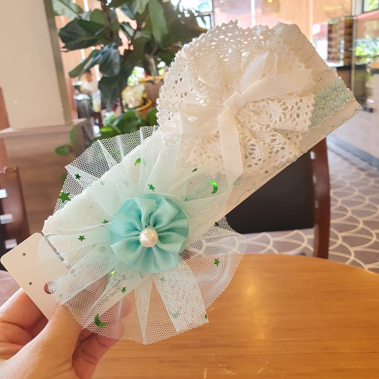 Set 2 băng đô nơ cho bé sơ sinh từ 0 đến 2 tuổi