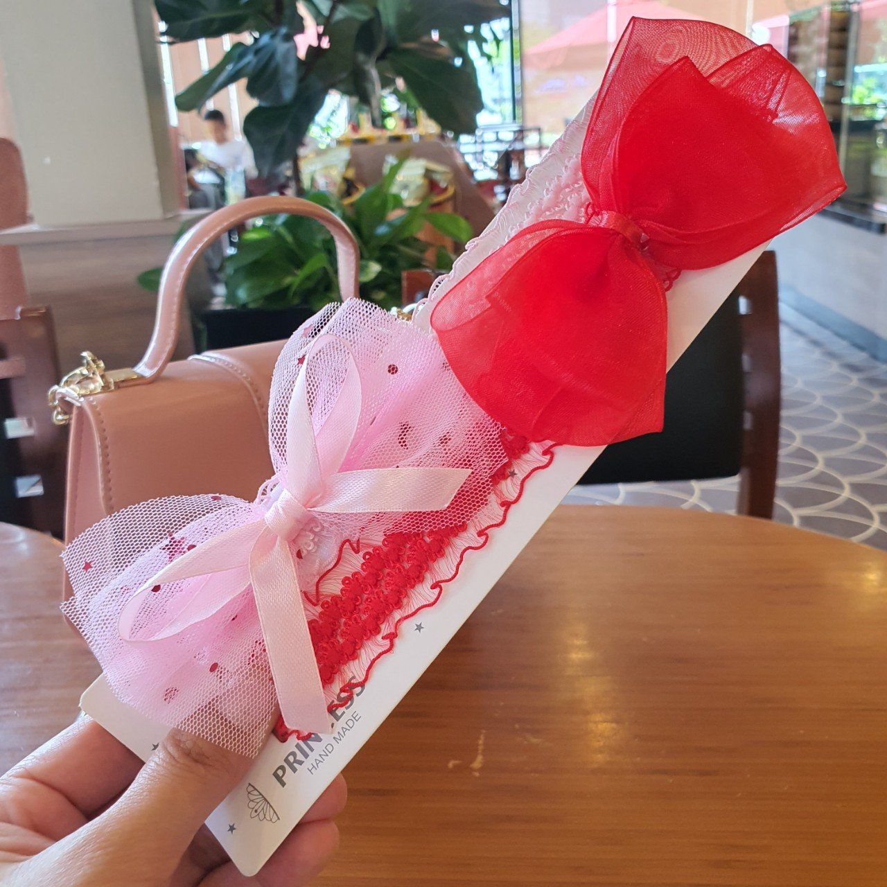 Set 2 băng đô nơ cho bé sơ sinh từ 0 đến 2 tuổi