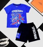  Đồ bộ thun cotton bé trai in hình Spiderman cực ngầu 