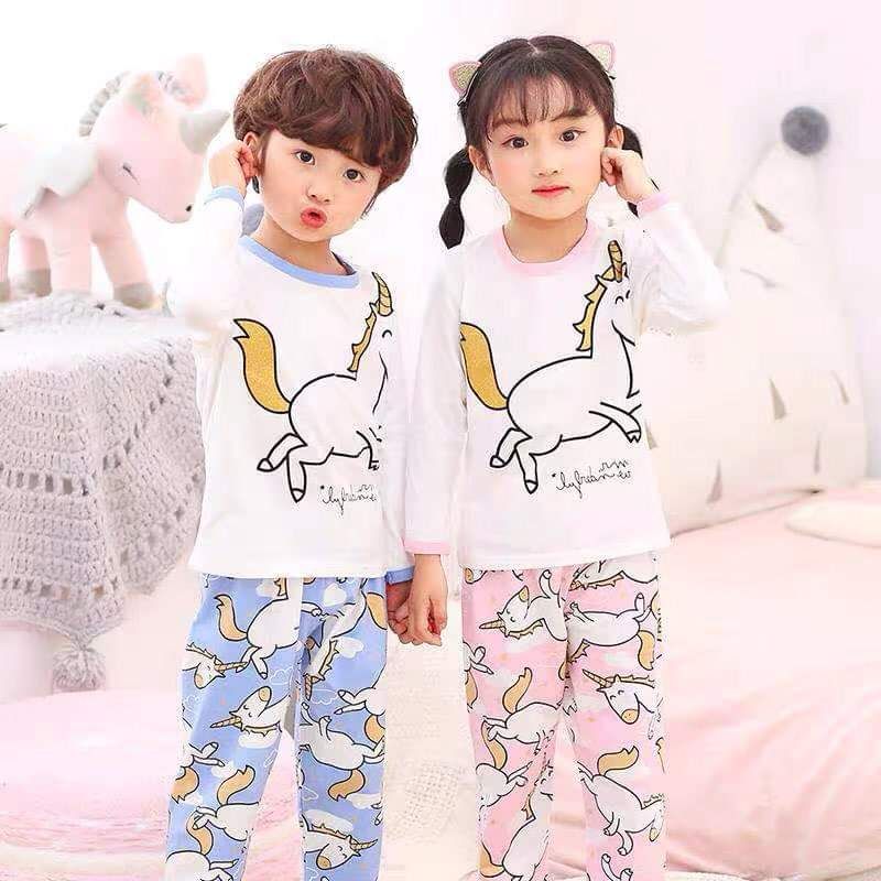 Bộ thun dài tay ngựa pony