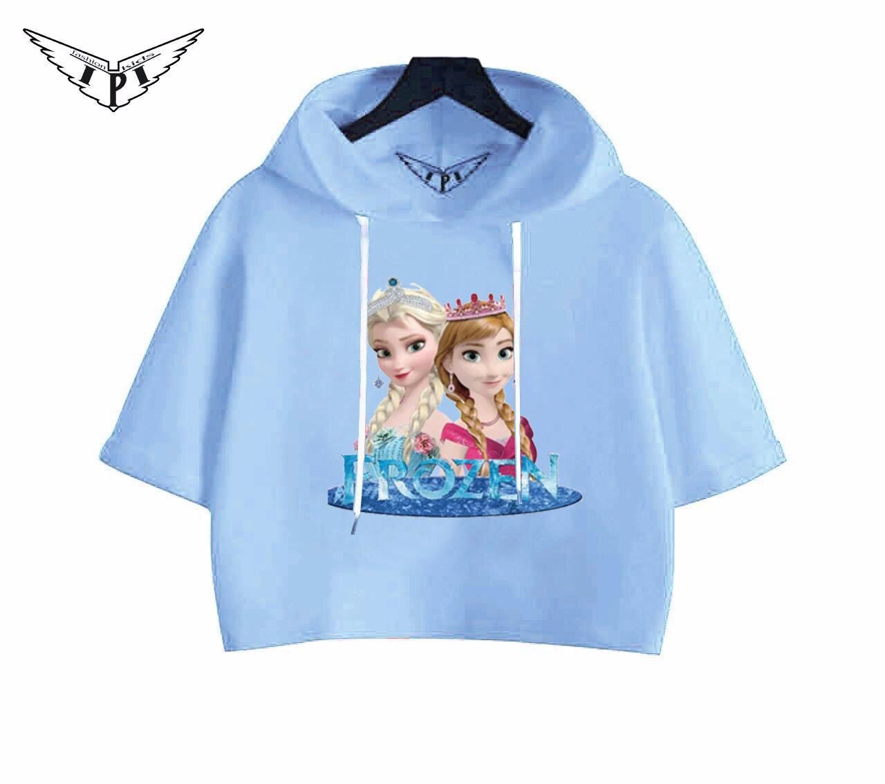 Áo hoodie Elsa bé gái