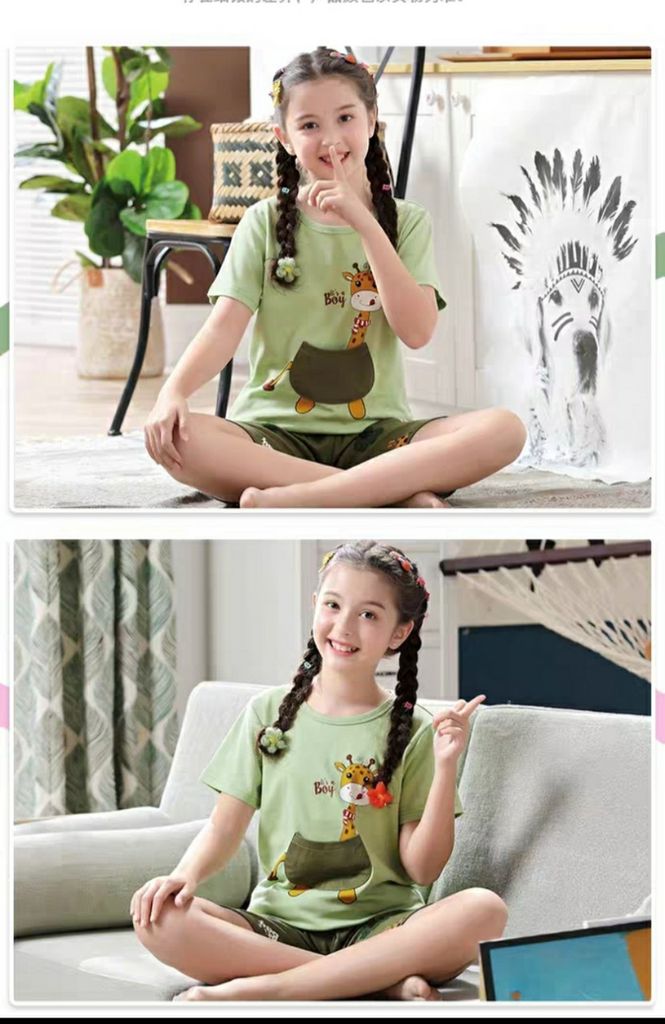 Bộ thun Hươu cao cổ