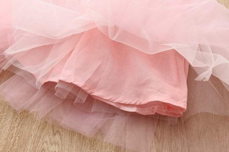 Set váy ren hoa hướng dương xinh xắn cho bé gái