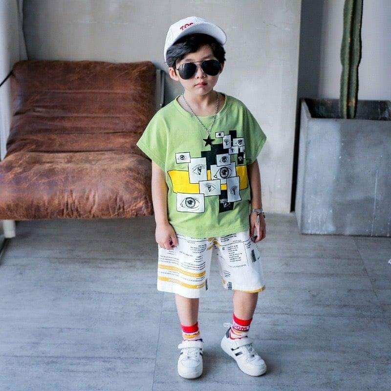 Set kaki hoạt hình bé trai