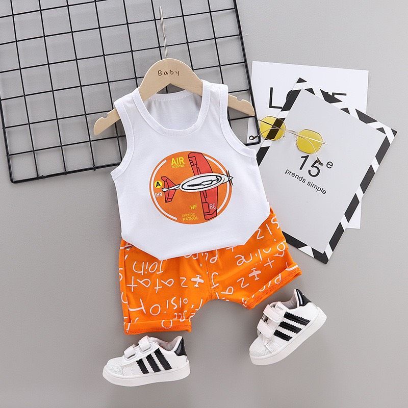 Đồ bộ cọc tay bé trai