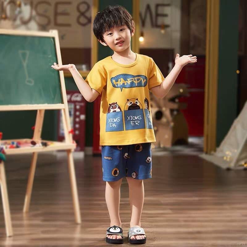 Bộ thun hoạt hình HAPPY