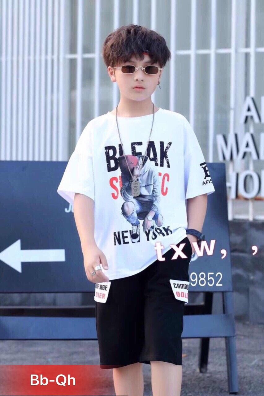 Đồ bộ thun cotton bé trai