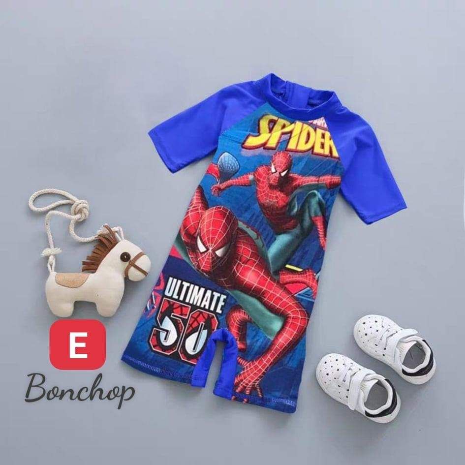 ĐỒ BƠI SPIDERMAN THUN BÉ TRAI