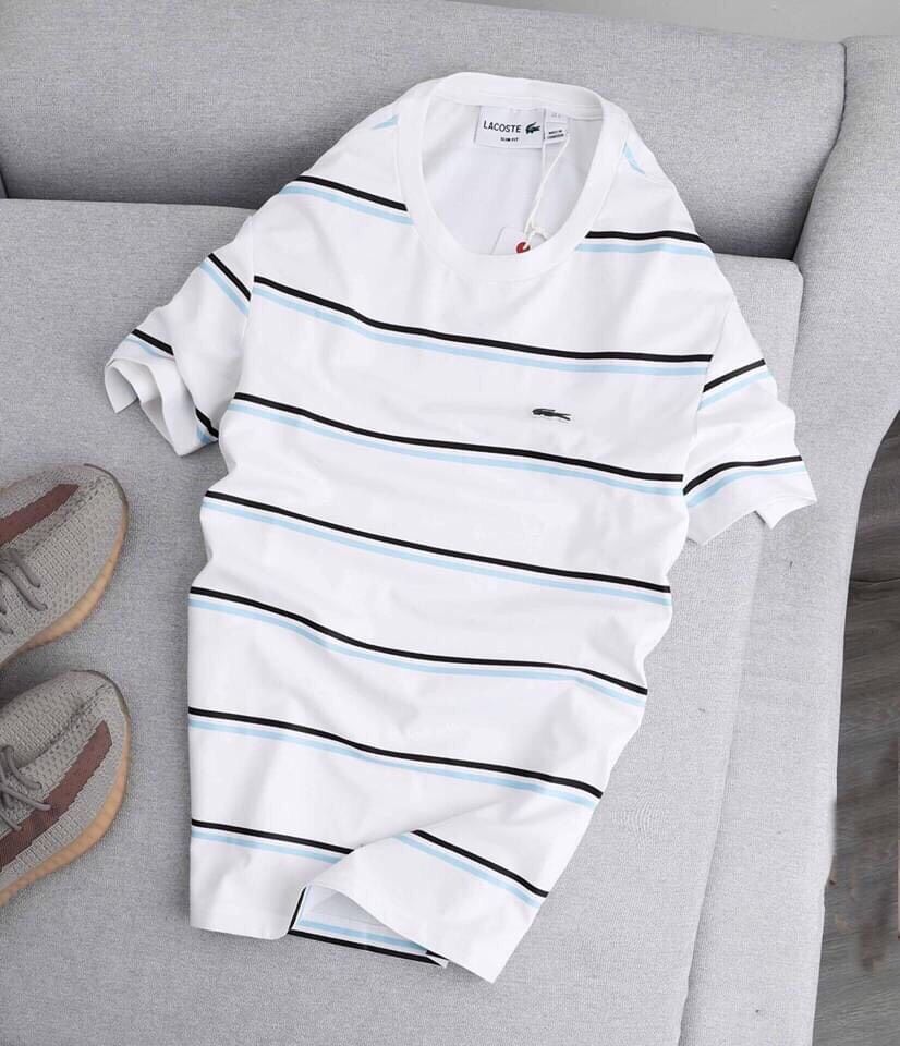 Áo thun sọc cotton mềm cho bé trai