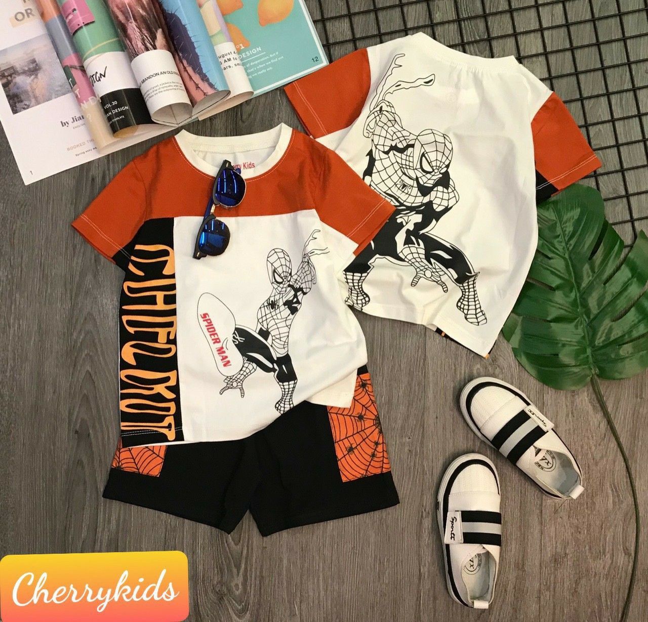 BỘ THUN SPIDERMAN COTTON BÉ TRAI