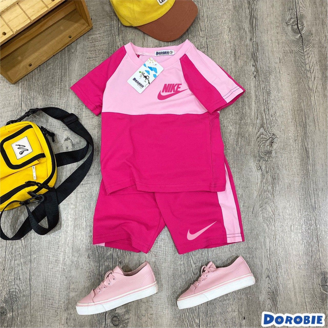 Đồ bộ Nike cotton bé gái