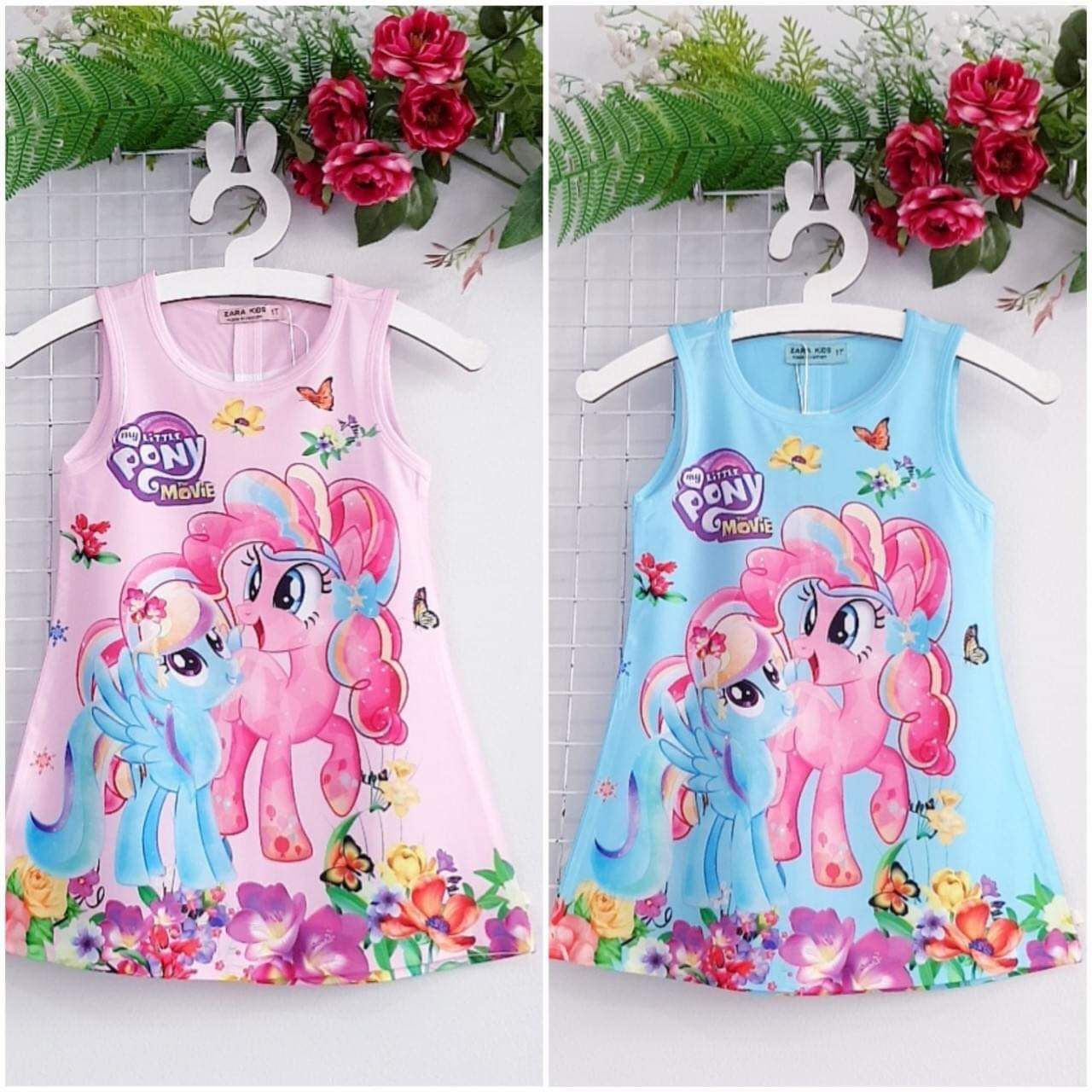Đầm Pony thun bé gái