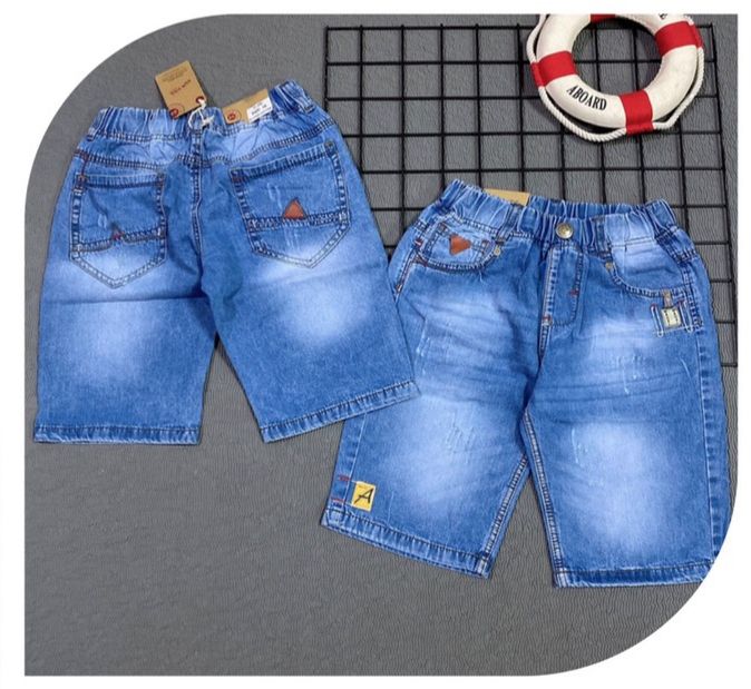 Quần jean lửng co giãn cho bé trai từ 8-14 tuổi