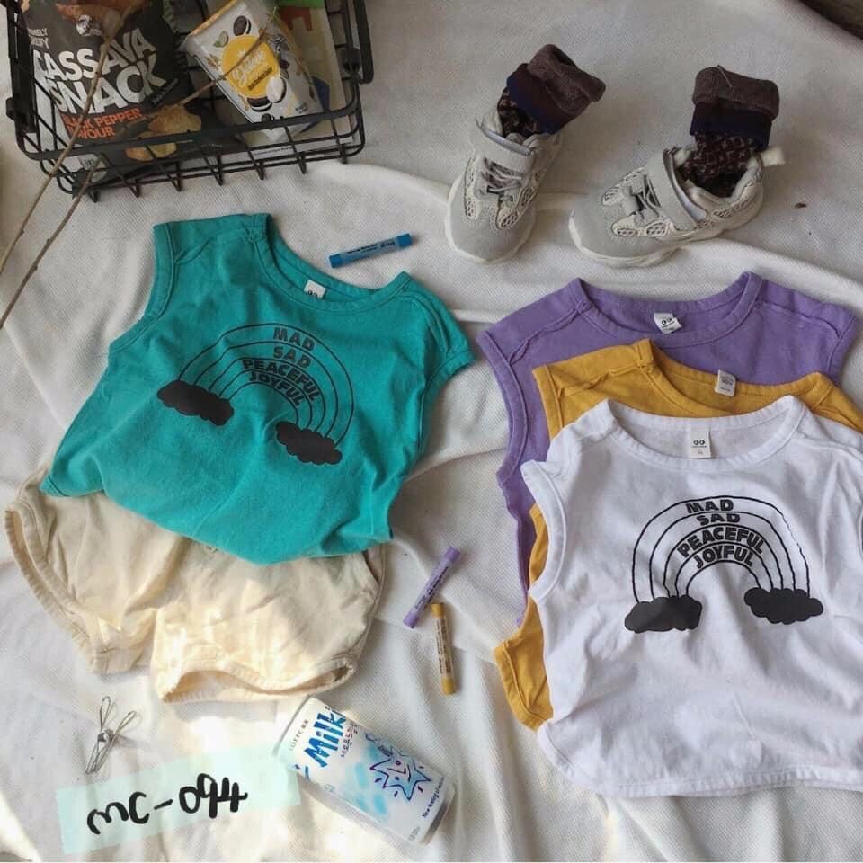 Áo thun cọc tay bé trai và bé gái