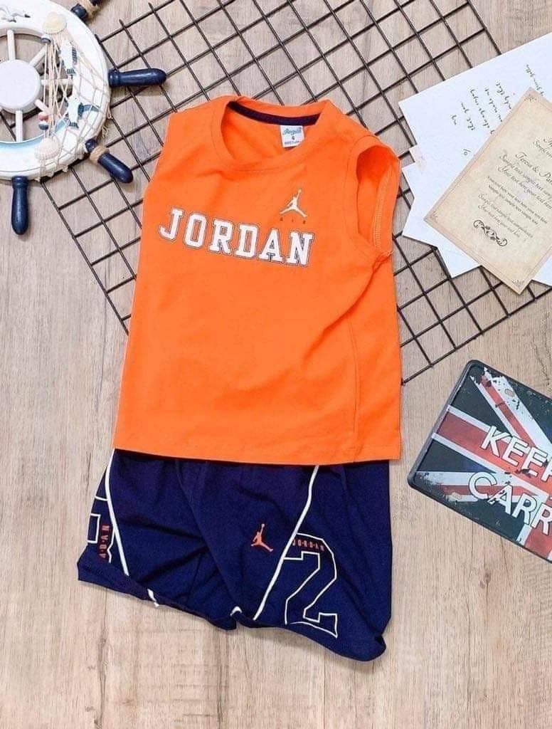 Bộ thun ba lỗ Jordan bé trai