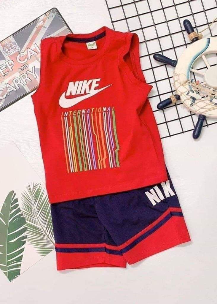 Bộ thun ba lỗ Nike bé trai